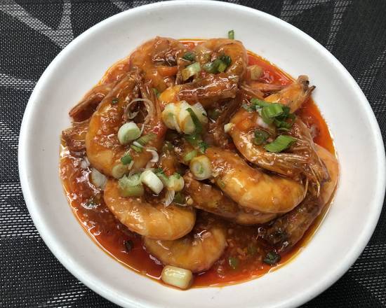 115. Fried Prawn with Chili Sauce 乾燒明蝦